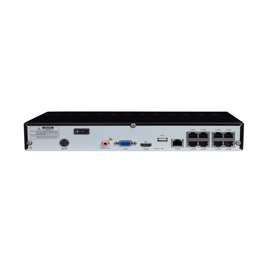 Speco N8JLN - 8 Channel NVR with Advanced Analytics